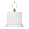 Italian Modern Slim Lucite Table Lamp by Primo
