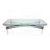 1970s Lucite, Chrome and Glass Coffee Table in the Style of Charles Hollis Jones