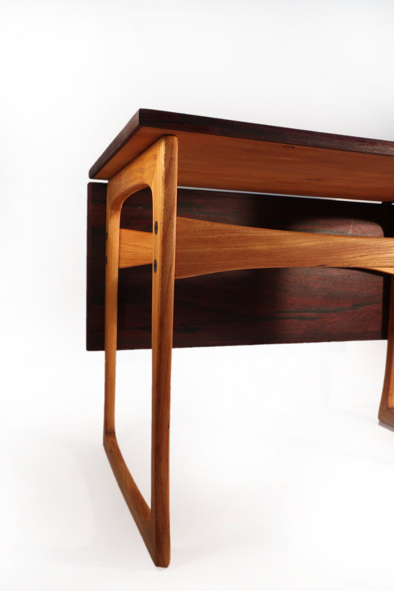 J. Ingvard Jensen rosewood & teak side table | Tenon Design