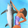 Vintage Fiorucci Swordfish Poster