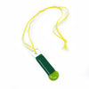 Green and Clear Art Glass Pendant by Laurie Rosenwald
