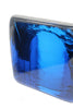 Blue Cast Glass Bookends by Wayne Husted for Blenko