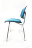 Vintage Teal Upholstered DCM Chairs by Eames for Herman Miller