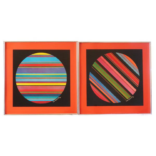 Pair of Pop Art Prints by Kit Schwartz