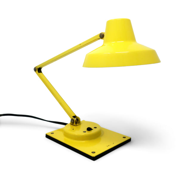 Vintage Yellow Tensor Folding Desk Lamp
