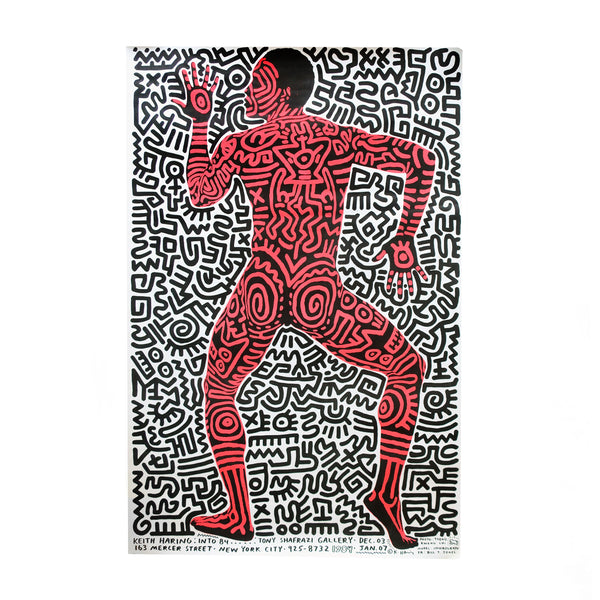 Keith Haring Lithograph for “Into 1984” Show at Tony Shafrazi Gallery