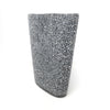 Black and White Speckled Ceramic Vase by Christian Tortu