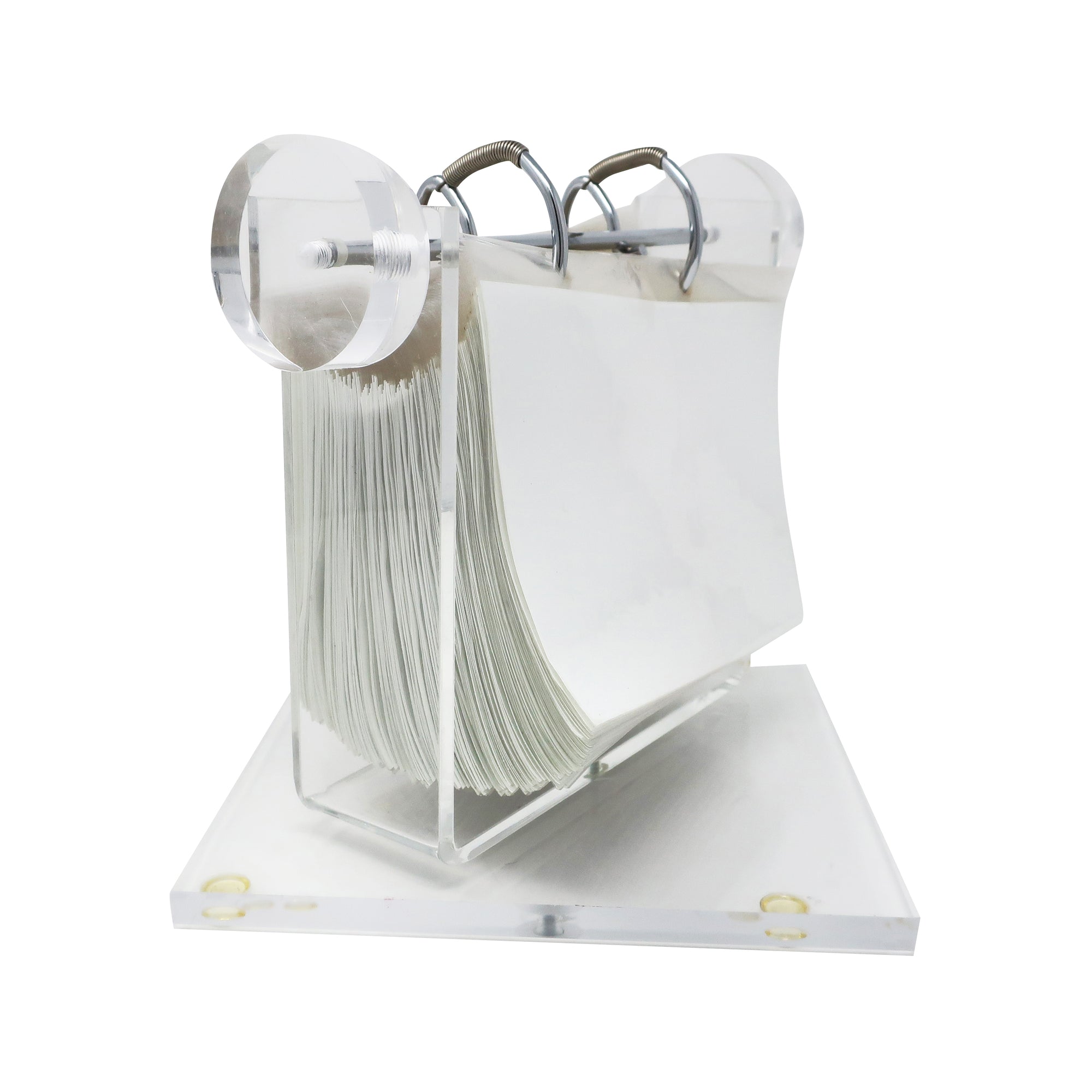 Vintage Mid-Century Modern Lucite Rolodex | Tenon Design