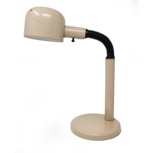 1970s Tan Adjustable Table Lamp