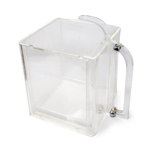 1970s Lucite and Chrome Ice Bucket
