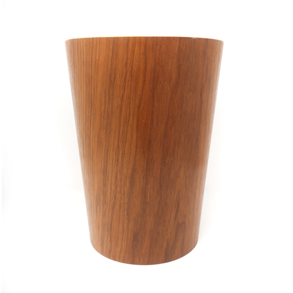 Scandinavian Modern Teak Wastebasket by Rainbow Wood
