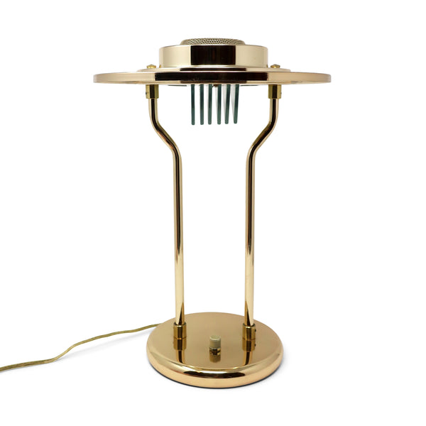 1980s Postmodern Brass Table Lamp