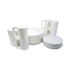 Set of White Massimo Vignelli for Heller Dinnerware