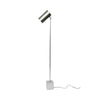 Chrome and Marble Floor Lamp by Robert Sonneman for Kovacs