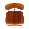 Walnut Eames Molded Plywood DCM Chair for Herman Miller