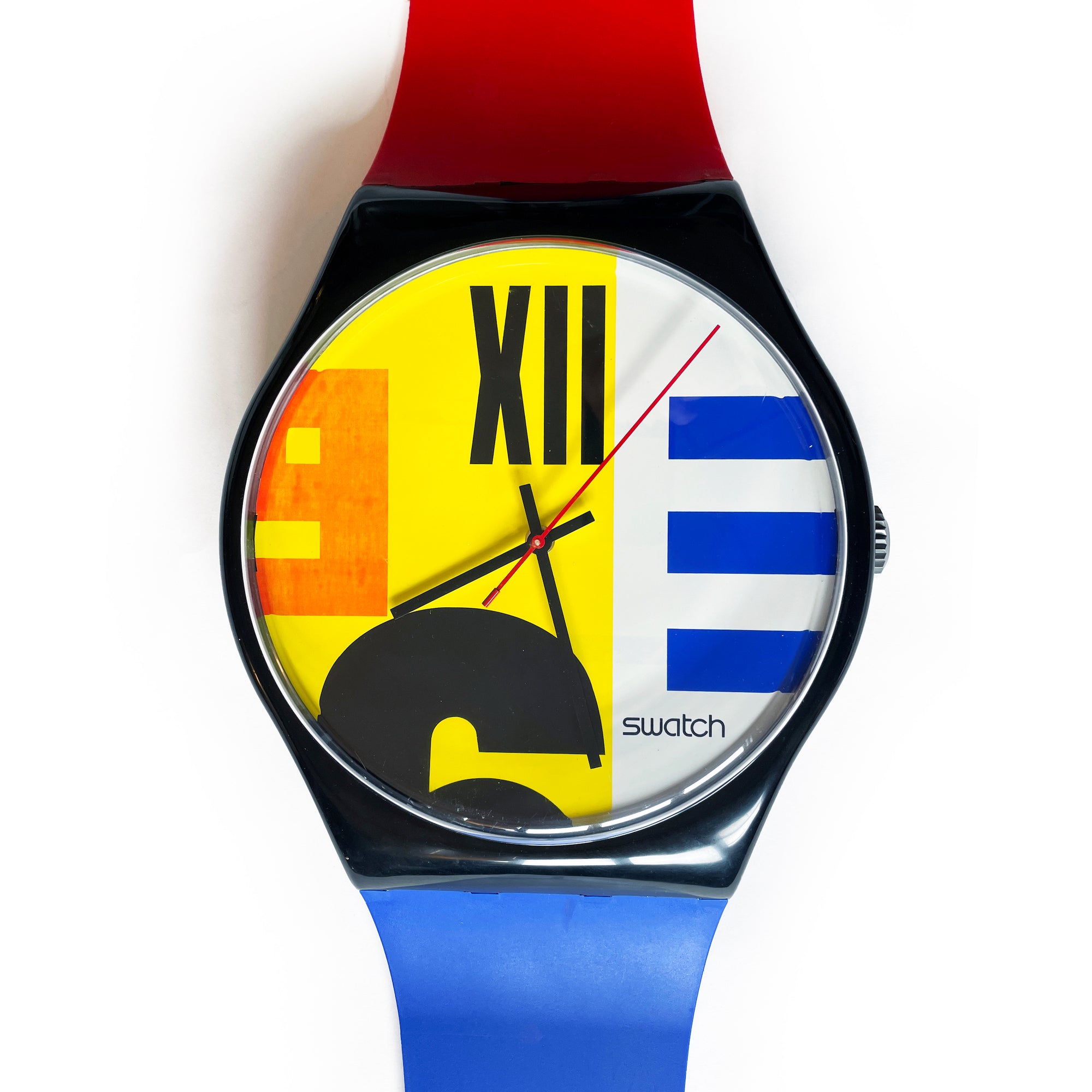 Vintage 1980s Swatch Maxi “Nine to Six” Wall Clock | Tenon Design