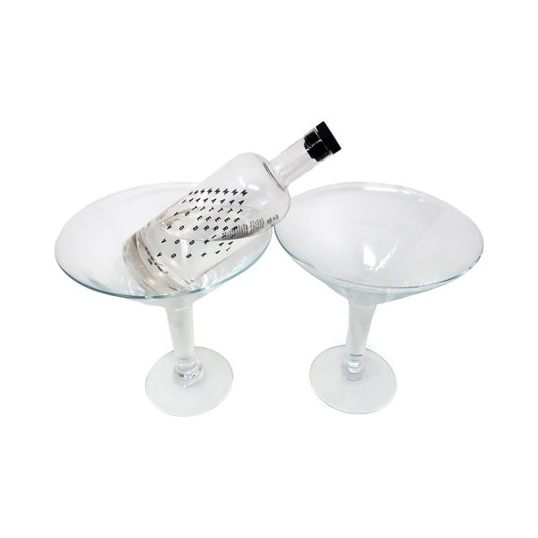 Pair of Giant Martini Glasses