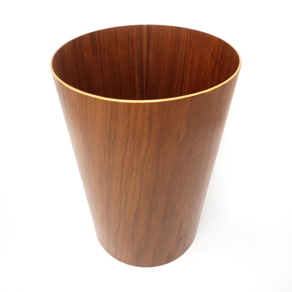 Scandinavian Modern Teak Wastebasket by Rainbow Wood
