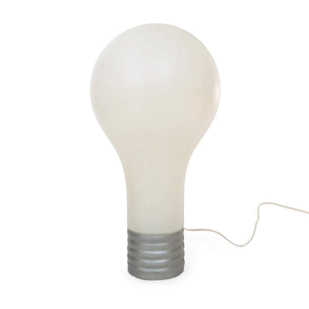 Vintage Large Plastic Lightbulb Lamp