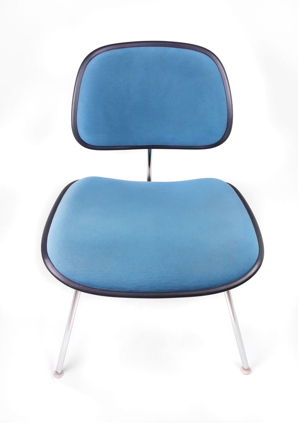 Vintage Teal Upholstered DCM Chairs by Eames for Herman Miller