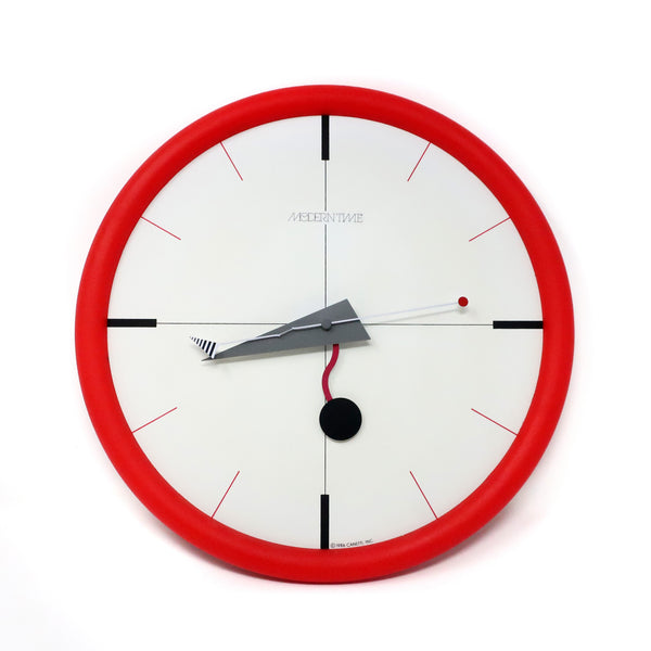 1980s Postmodern Canetti Wall Clock