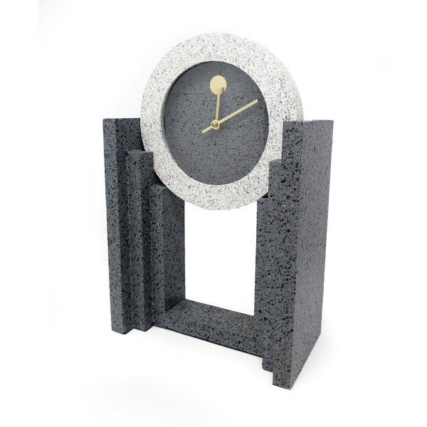 1980s Post Modern Mantle Clock by Empire Arts