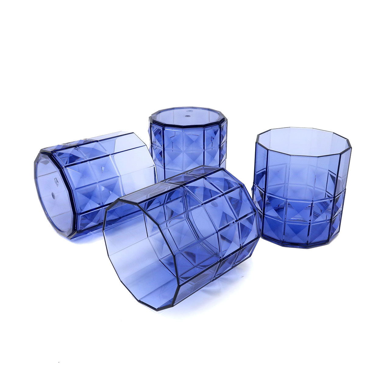 Four Vintage Dansk Skal Lowball Glasses by Gunnar Cyren Tenon Design