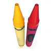 Pair of Giant Yellow and Red Crayons