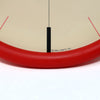 1980s Postmodern Red Canetti Wall Clock
