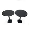 Pair of 1980s Black Side Tables