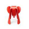 Poppy Red Molded Elephant by Charles & Ray Eames