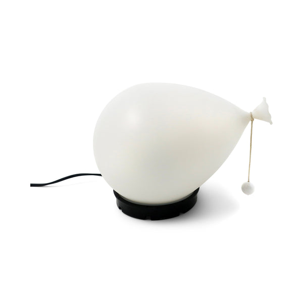 Vintage White Balloon Lamp by Yves Christin for Bilumen