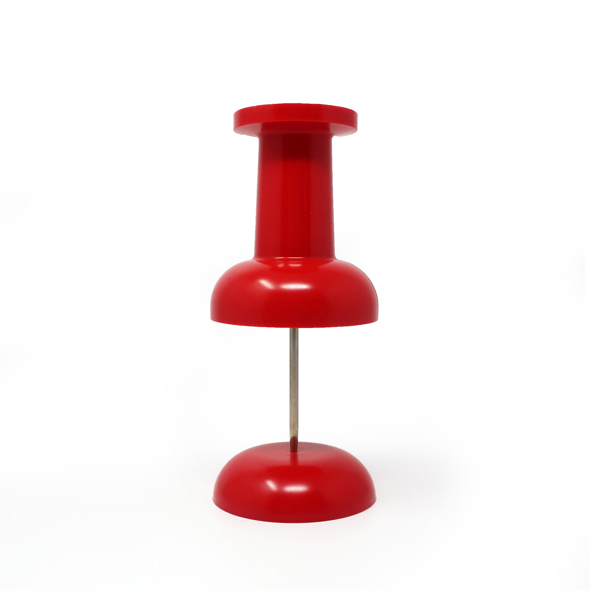 Vintage Giant Red Thumb Tack with Stand Tenon Design