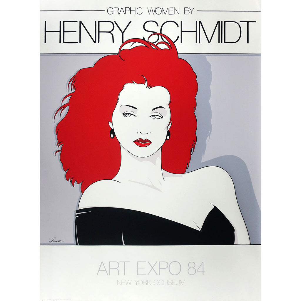 1980s "Graphic Women" Serigraph by Henry Schmidt