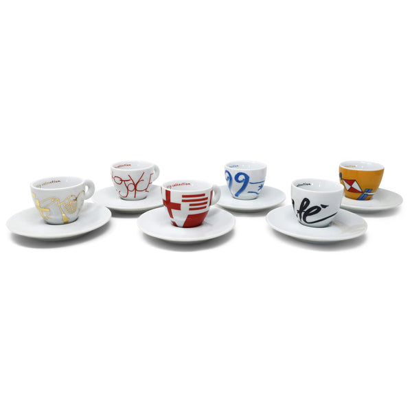 Limited Edition Minimalia Espresso Set by Mimmo Paladino for Illy Art Collection (2000)