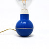 Vintage Enzo Mari Blue Dumbbell Lamp