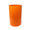 Vintage Orange Trash Can by Gino Colombini for Kartell