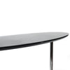 Black & Chrome Asymmetrical Side Table