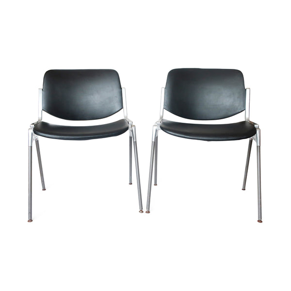 Pair of DSC 106 Chairs by Giancarlo Piretti for Castelli