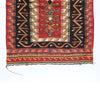 Vintage Handwoven Turkish Black Wool Rug