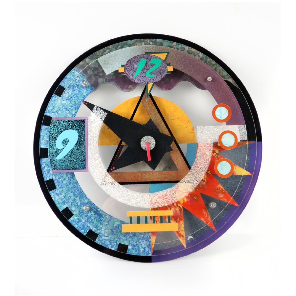 1990s Memphis Style Wall Clock | Tenon Design